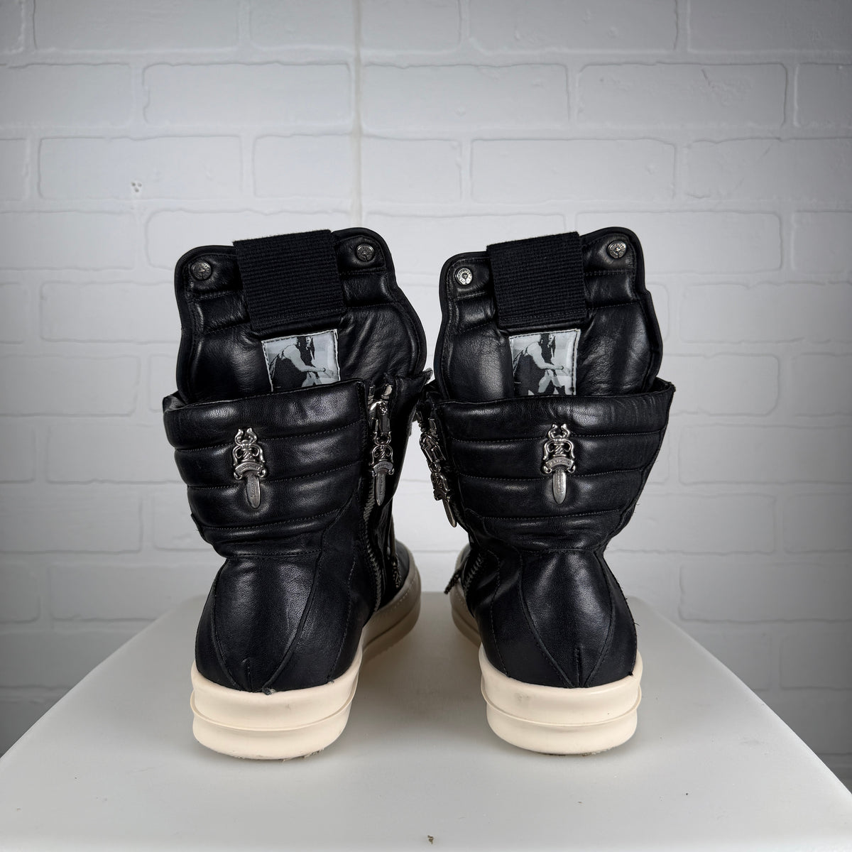 Chrome Hearts Rick Owens Geobasket Sneakers