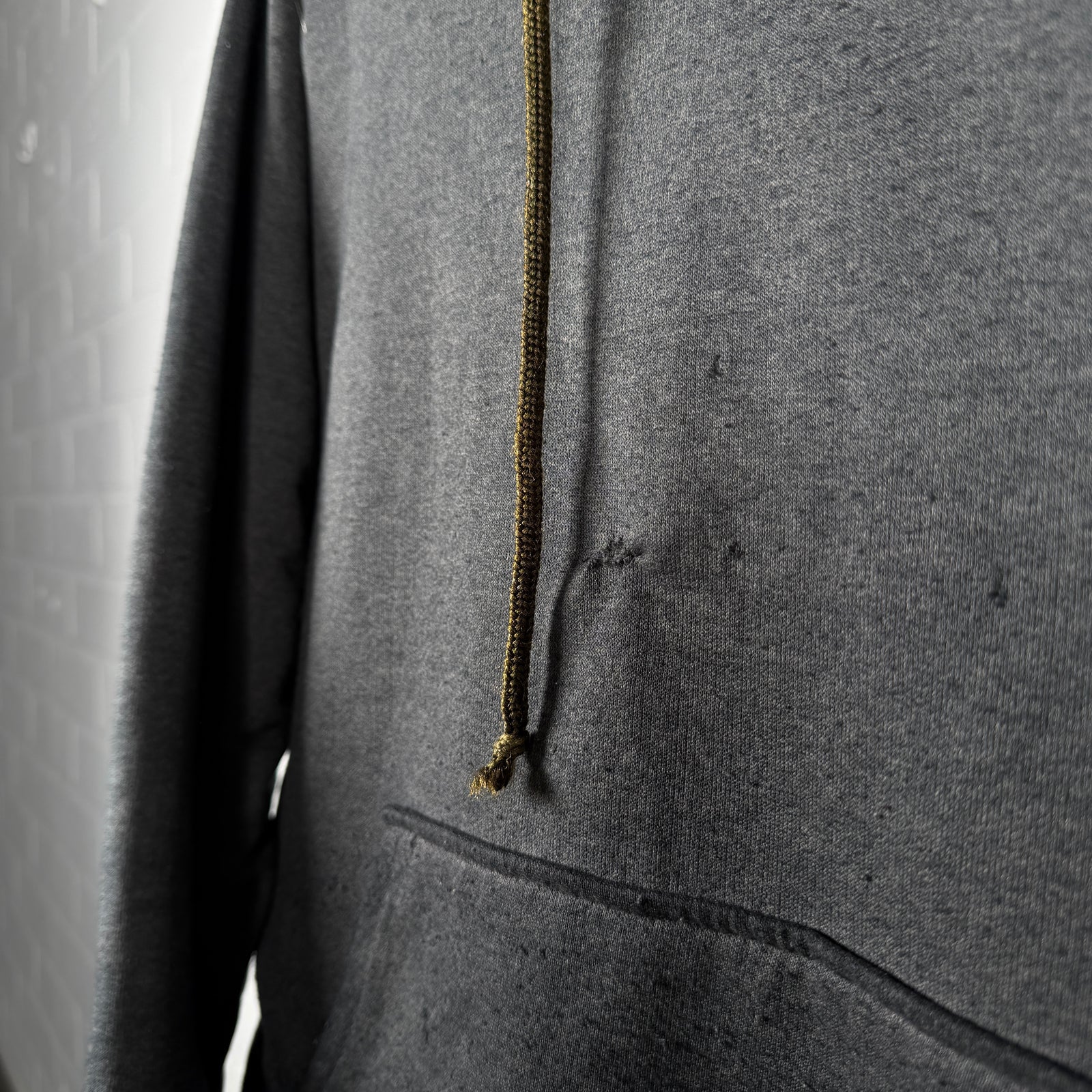 Chrome Hearts Vintage Thermal Floral Cross Horseshoe Hoodie