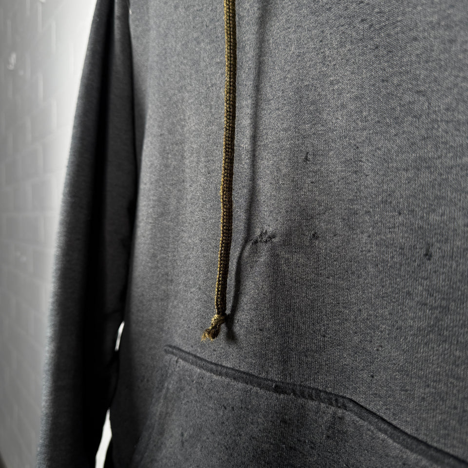 Chrome Hearts Vintage Thermal Floral Cross Horseshoe Hoodie