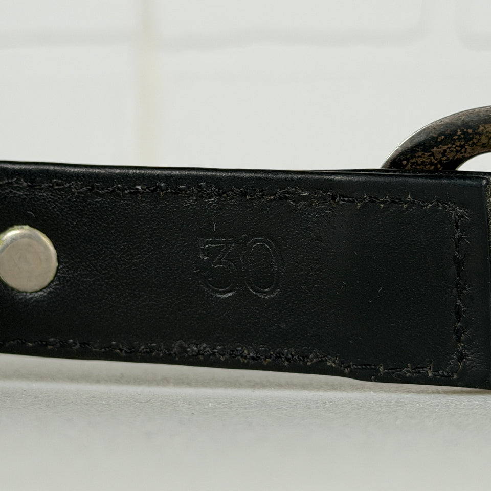 Chrome Hearts Vintage Silver Plus Cross Studded Mini Gunslinger Belt