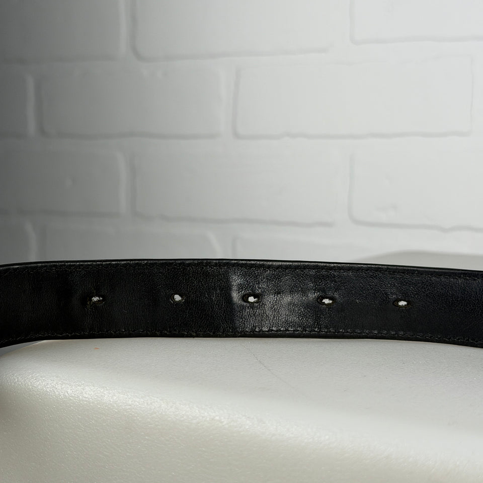 Chrome Hearts Vintage Silver Plus Cross Studded Mini Gunslinger Belt