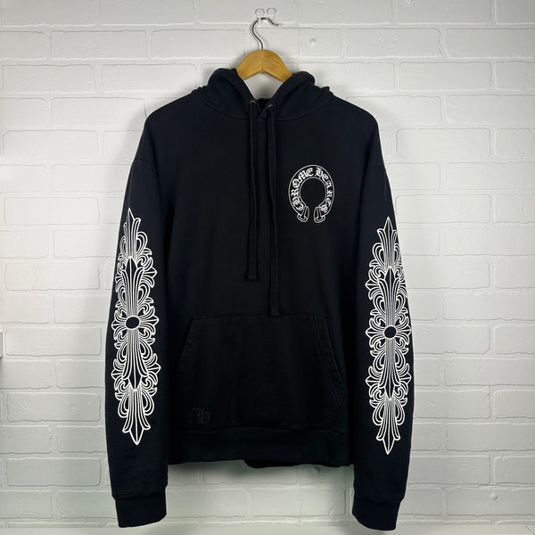 Chrome Hearts Floral Horseshoe Hoodie