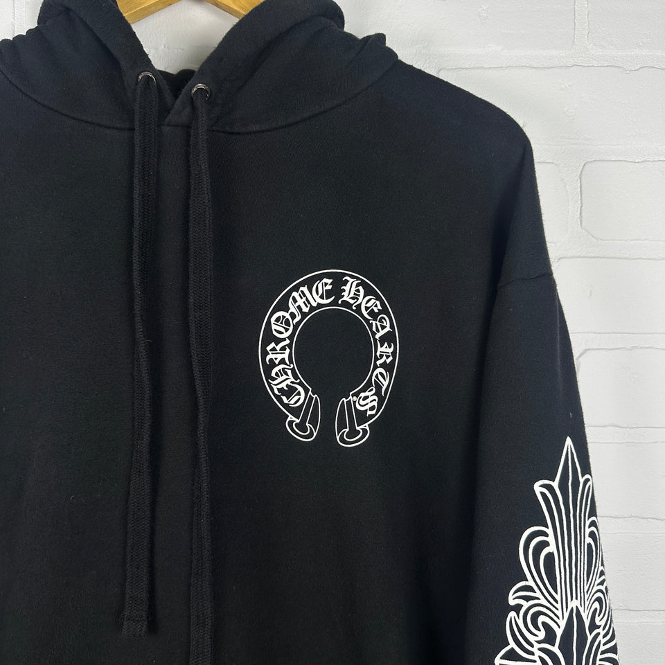 Chrome Hearts Floral Horseshoe Hoodie