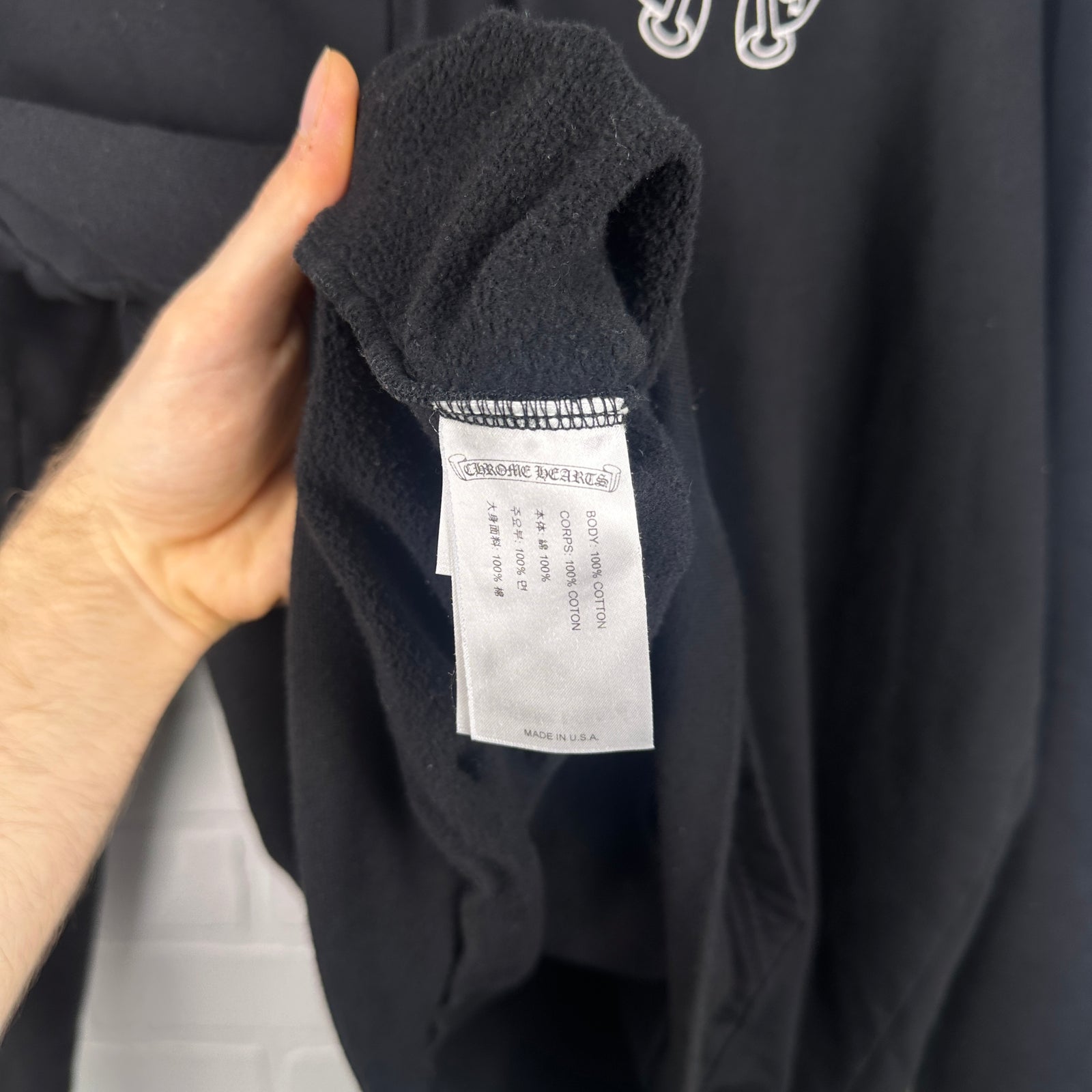 Chrome Hearts Floral Horseshoe Hoodie