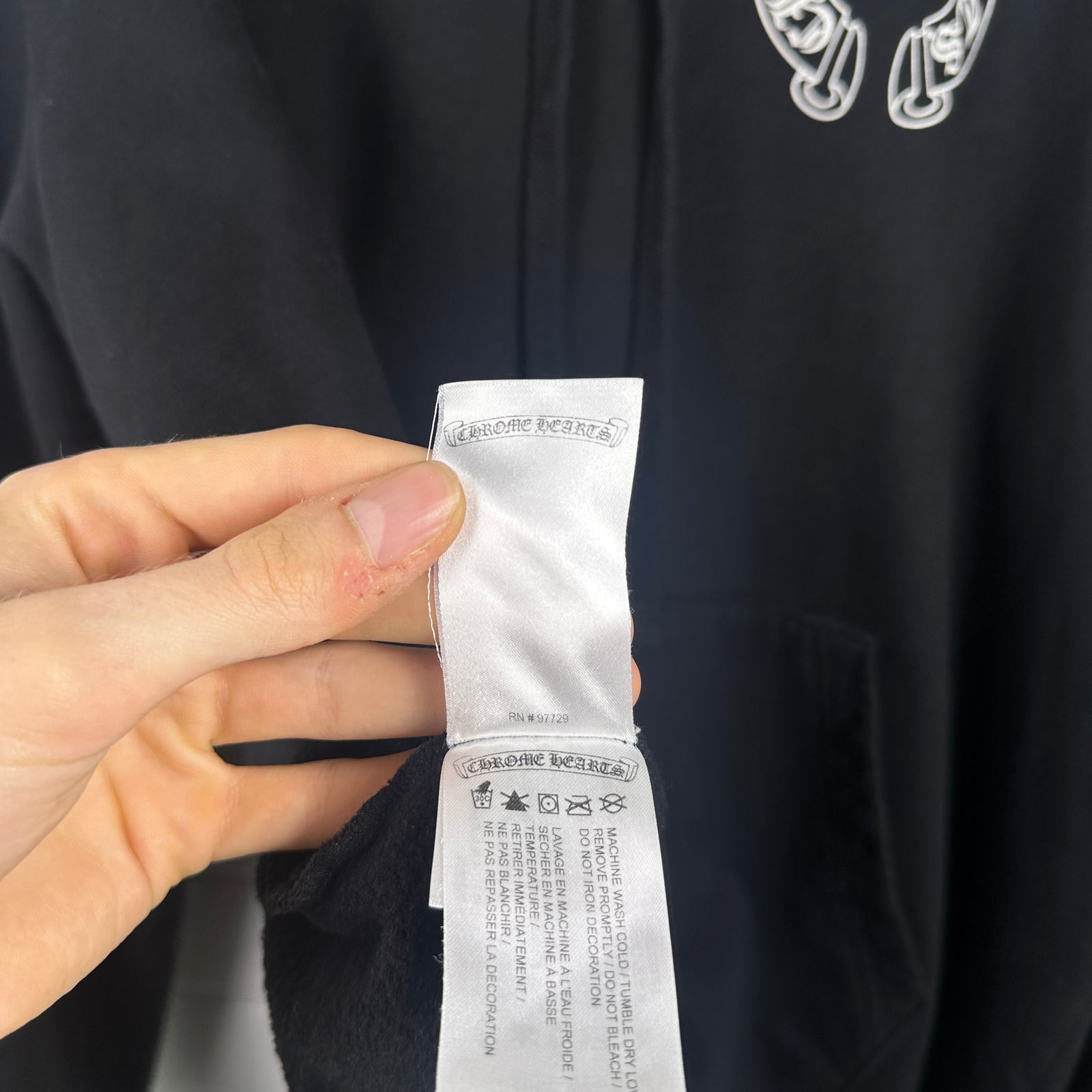 Chrome Hearts Floral Horseshoe Hoodie
