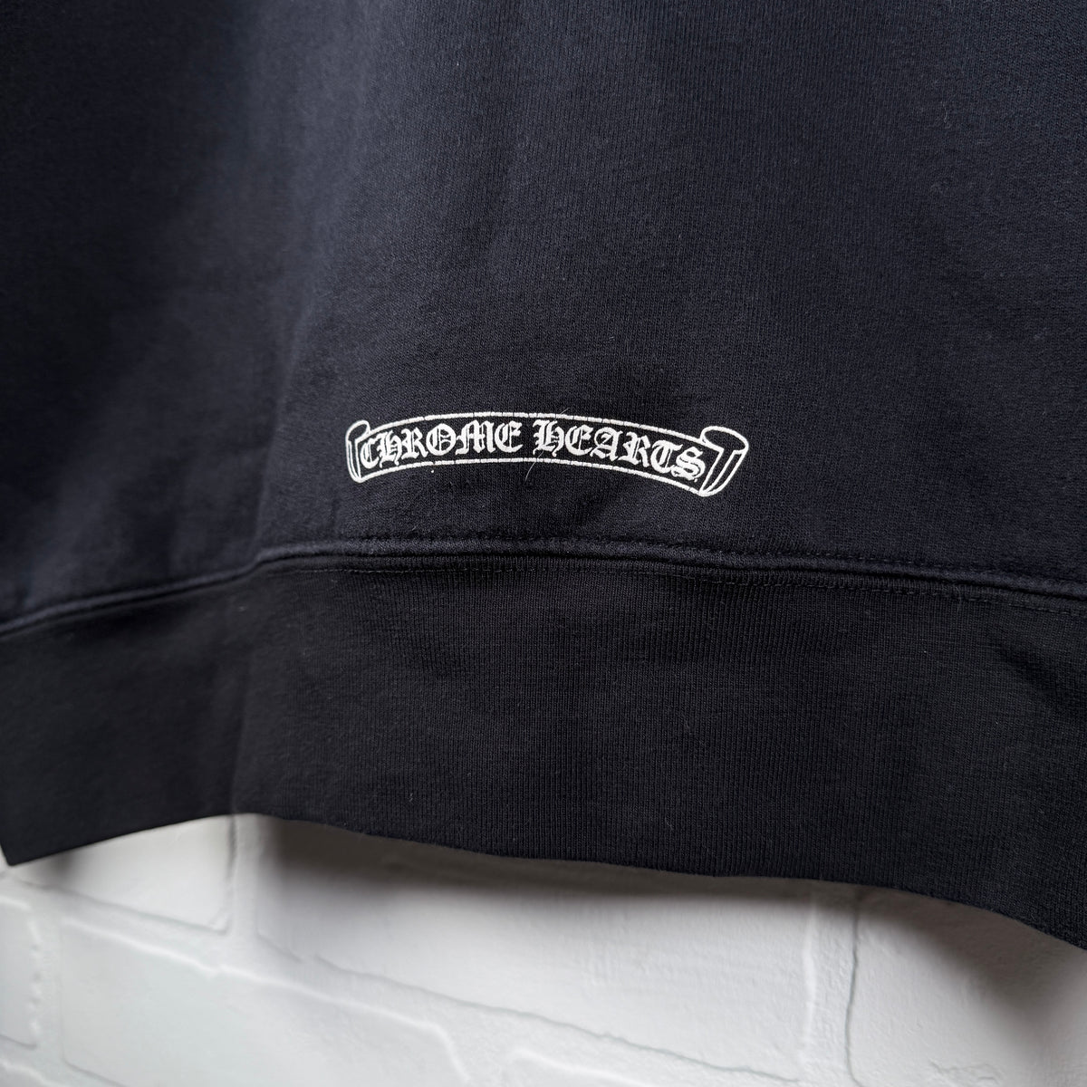 Chrome Hearts Thermal T-Bar Logo Floral Cross Horseshoe Zip Up Hoodie