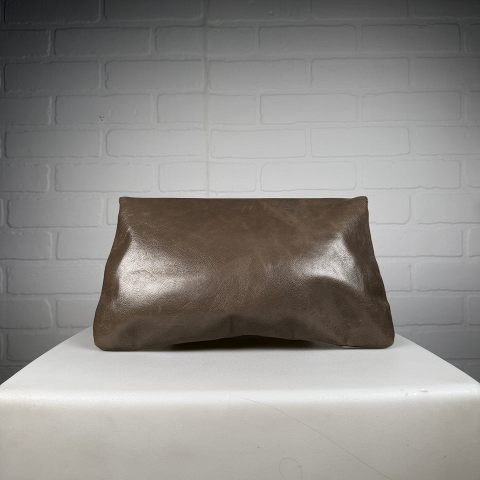 Balenciaga Leather Envelope Clutch Bag