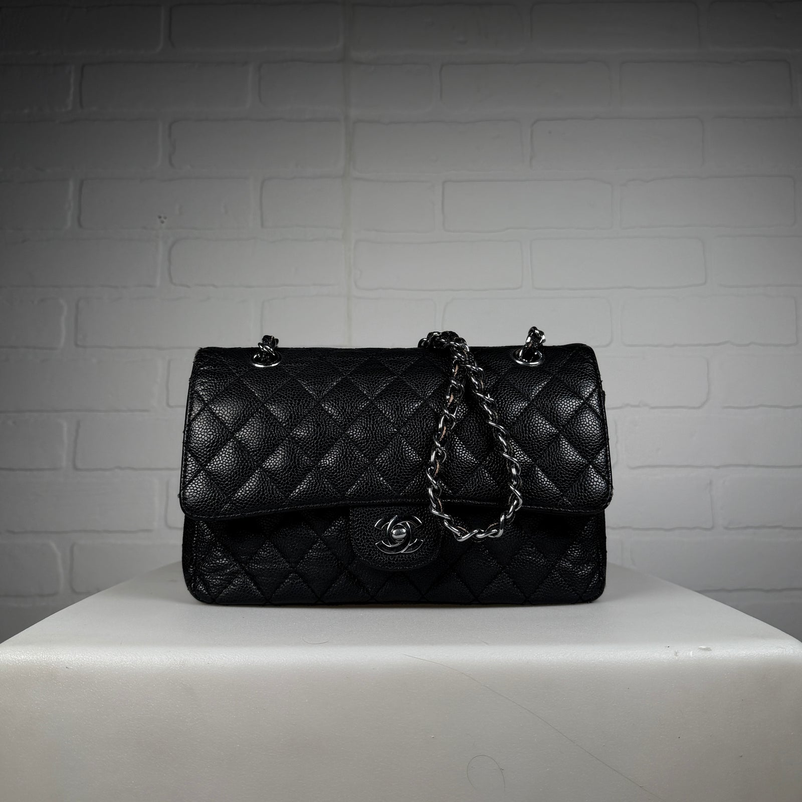 Chanel Classic Quilted Caviar Double Flap Bag