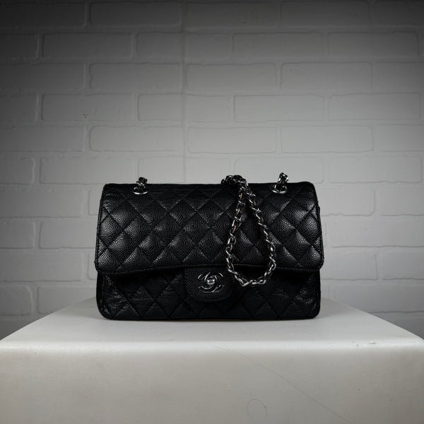 Chanel Classic Quilted Caviar Double Flap Bag