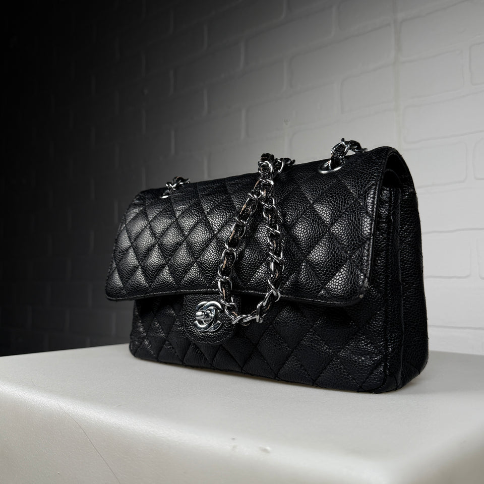 Chanel Classic Quilted Caviar Double Flap Bag