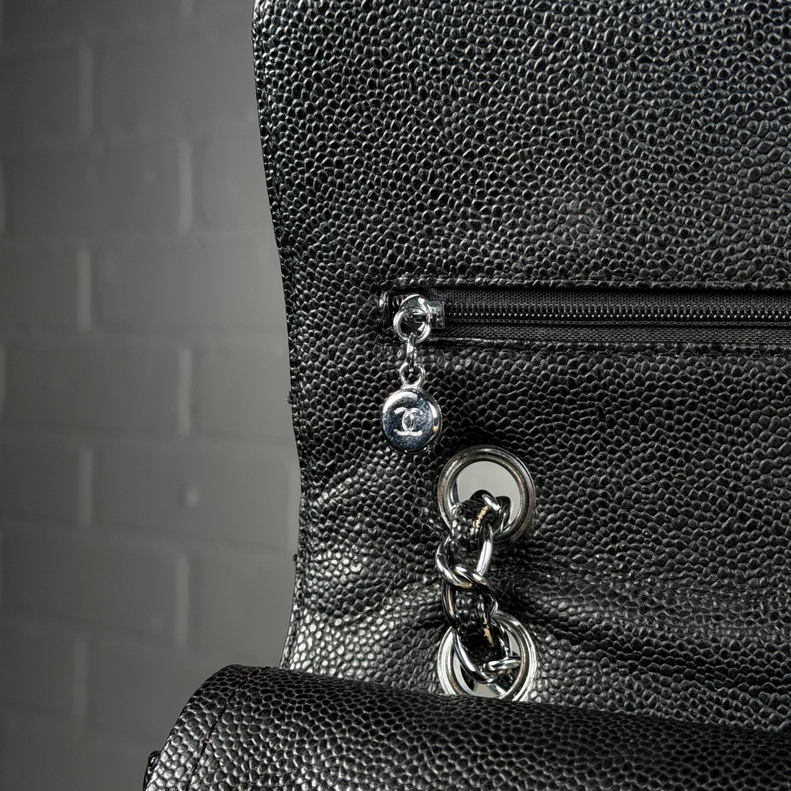 Chanel Classic Quilted Caviar Double Flap Bag