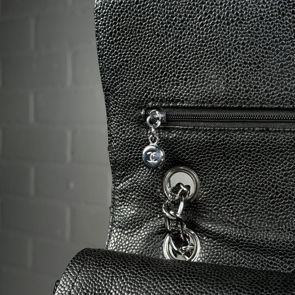 Chanel Classic Quilted Caviar Double Flap Bag