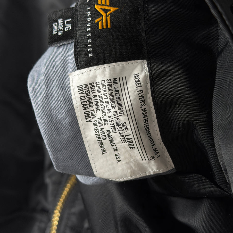 Enfants Riches Deprimes Alpha Industries 1/20 Mercedes MA-1 Bomber Jacket