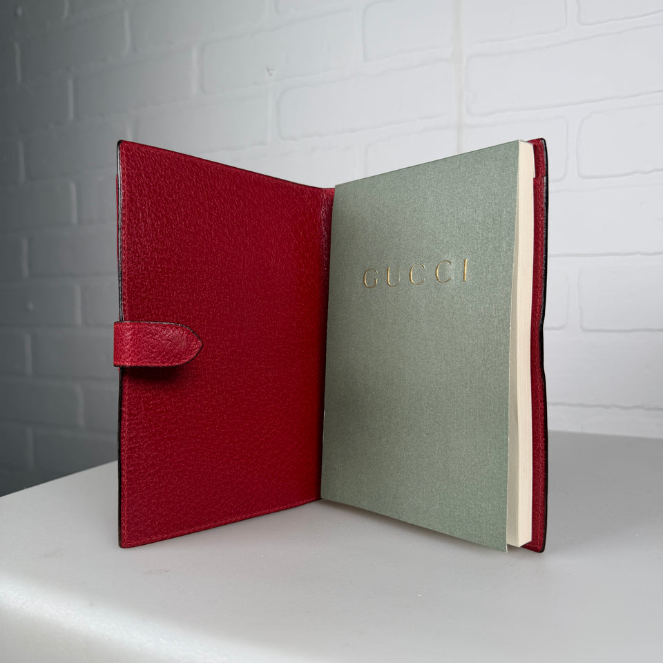 Gucci Leather Double Playing Card Decks & Notebook Bridge Set