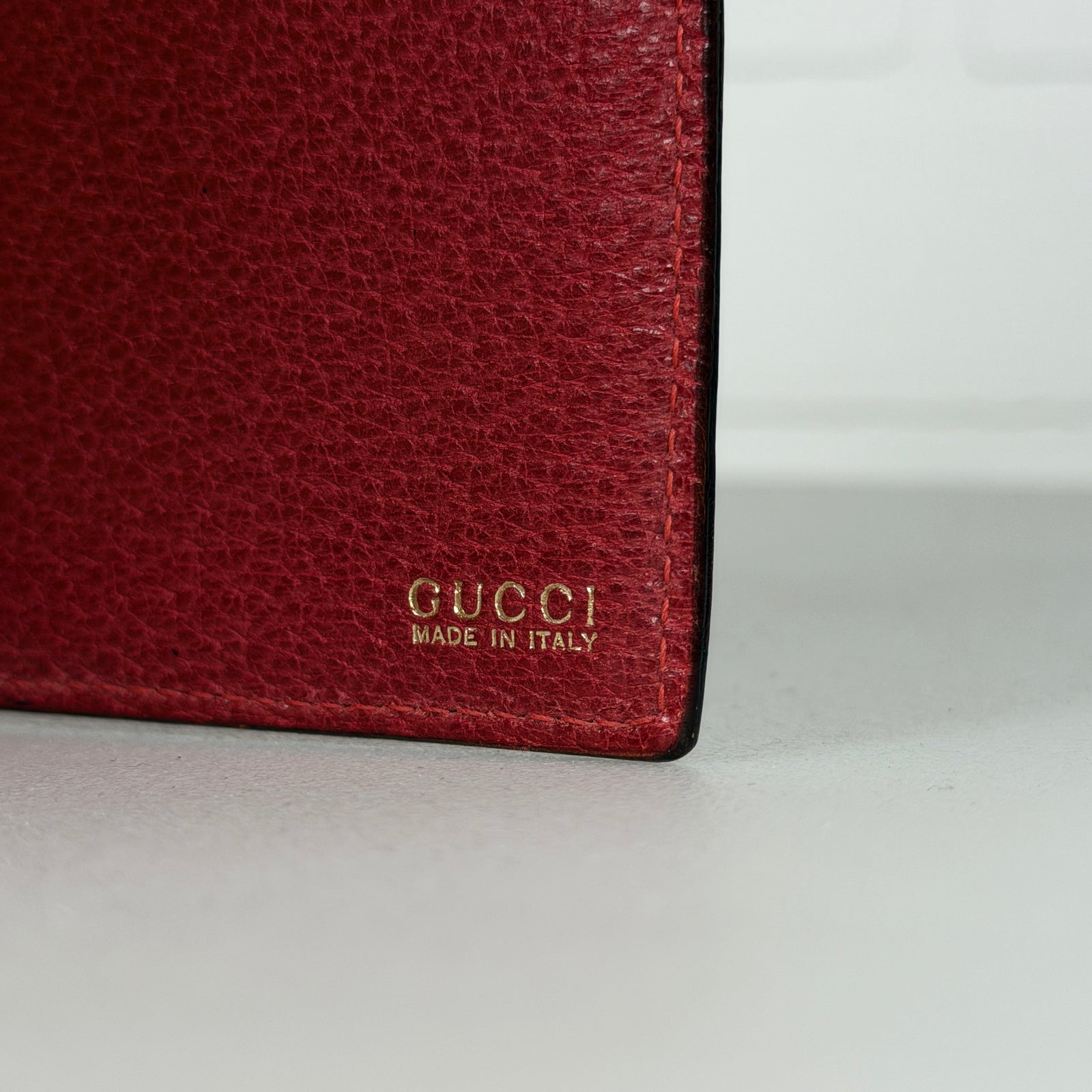 Gucci Leather Double Playing Card Decks & Notebook Bridge Set