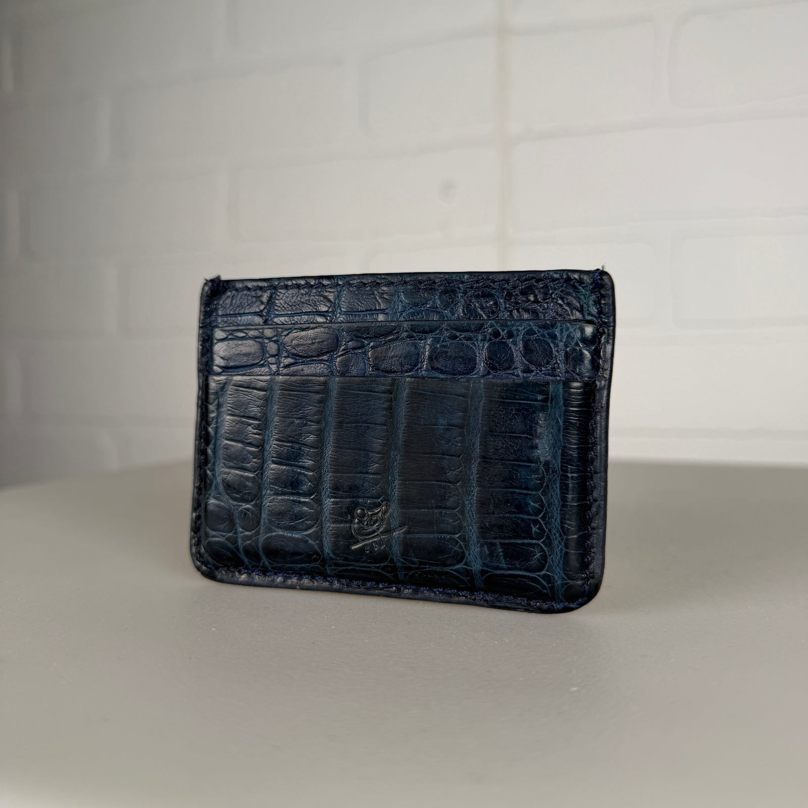 Casa Cirpiani Blue Alligator 1/1 Cardholder