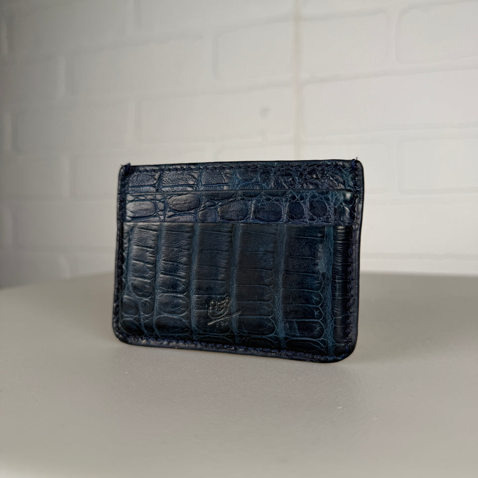 Casa Cirpiani Blue Alligator 1/1 Cardholder