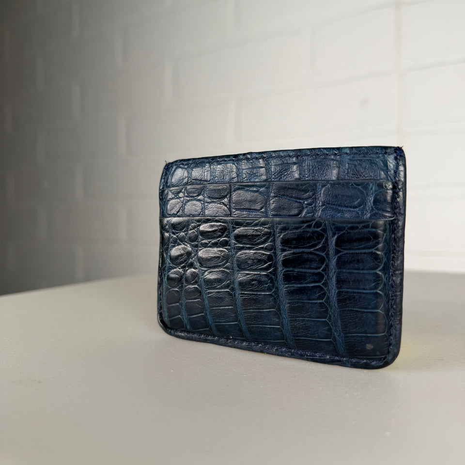 Casa Cirpiani Blue Alligator 1/1 Cardholder